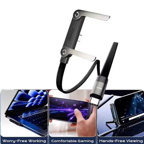 FlexDock™ Adjustable Charging Cable Stand