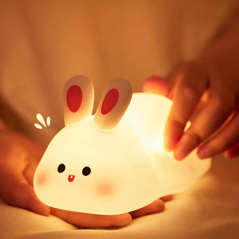 BunnyGlow™ Soft Silicone Night Light