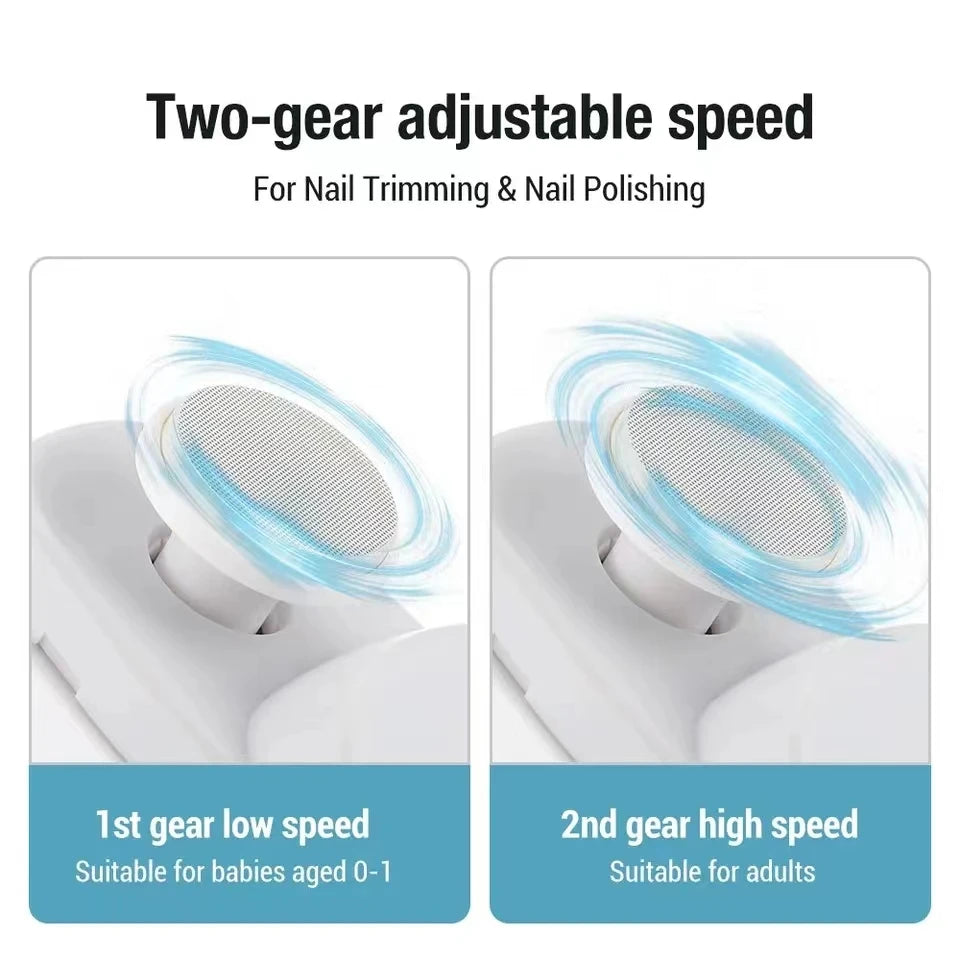 SmoothCare™ 2-in-1 Electric Nail Trimmer & Polisher