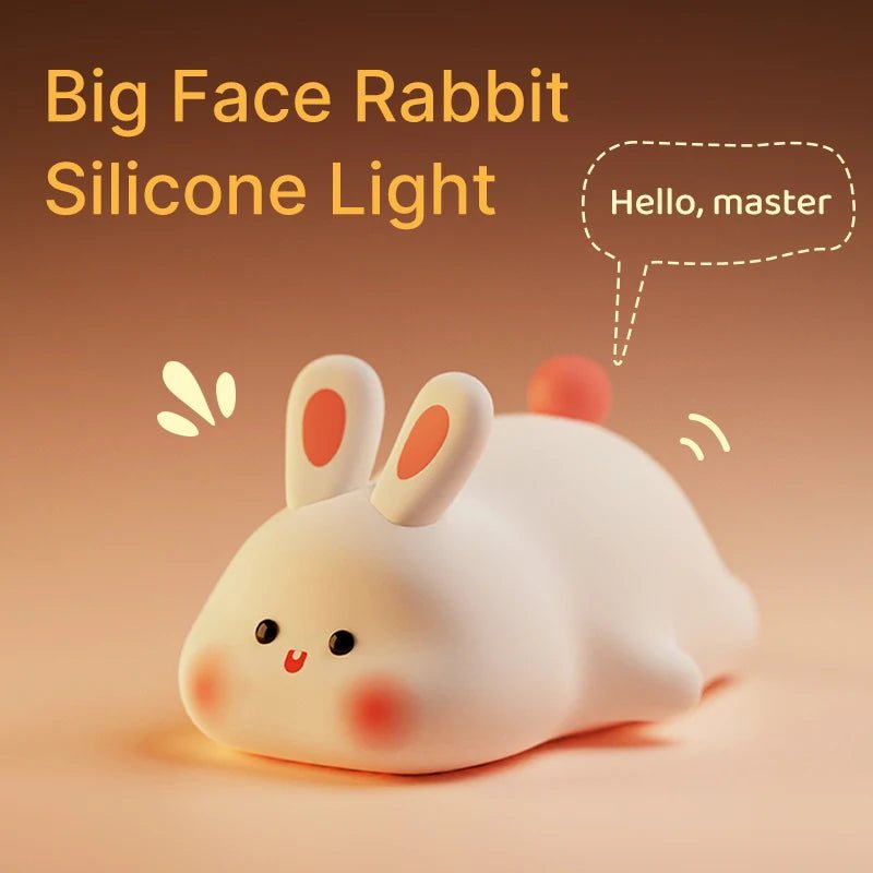BunnyGlow™ Soft Silicone Night Light - Luximo