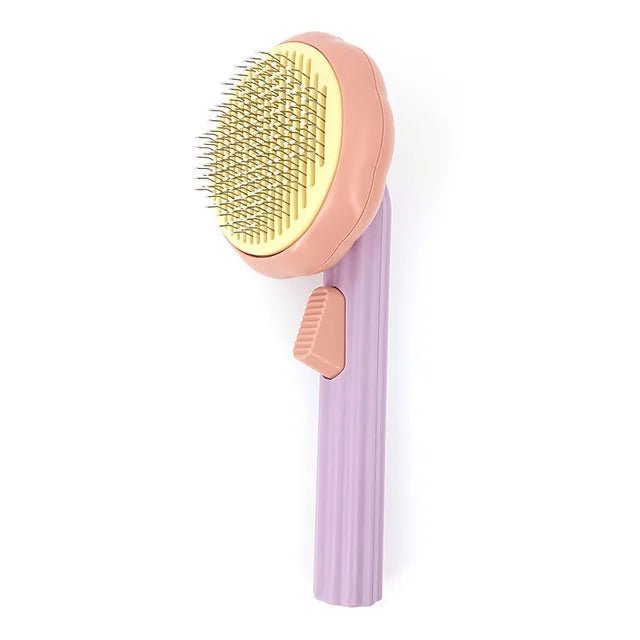 PurrClean™ Self - Cleaning Pet Grooming Brush - Luximo